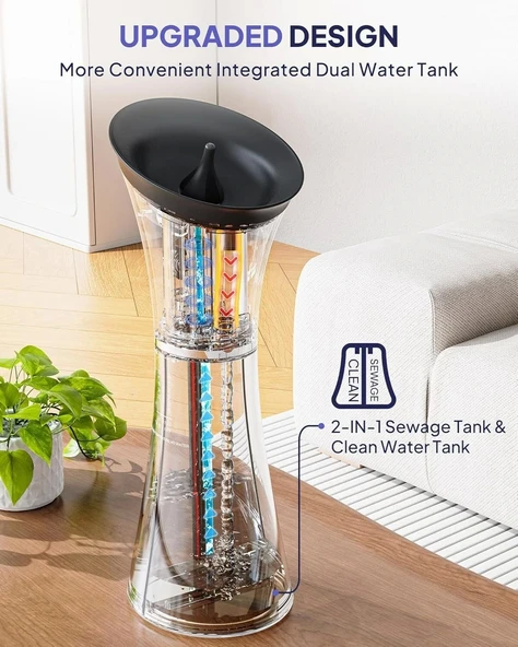 Kaugic Akıllı Su Sıcaklık Sensörü ile Güvenli Kulak Temizleyici - Yarı Saydam - 2