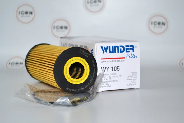 ICON GROUP - Volkswagen LT 35 - Golf IV TDI - Bora TDI Yağ Filtresi - WY 105 - Resim 3