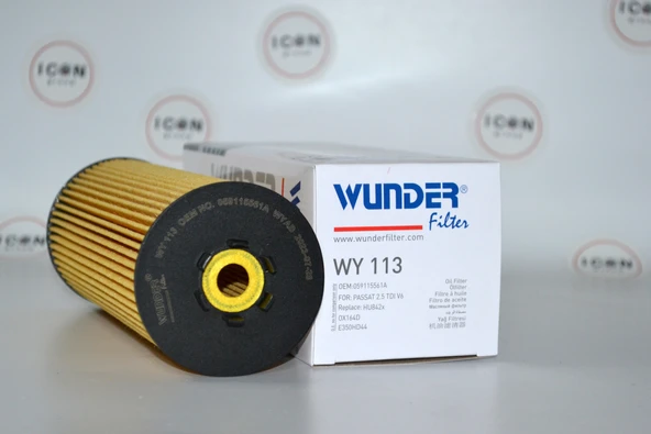 ICON GROUP - Volkswagen Passat 2.5 TDI V6 Yağ Filtresi - WY 113 ürün görseli 1