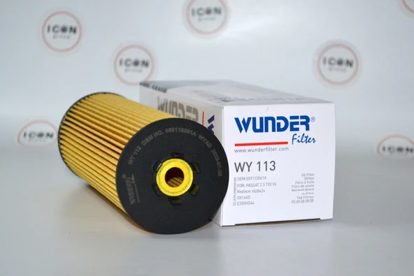 ICON GROUP - Volkswagen Passat 2.5 TDI V6 Yağ Filtresi - WY 113 - Resim 2