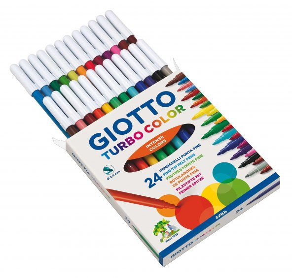 GIOTTO 417000 TURBO COLOR KEÇELİ KALEM 24 RENK - 1