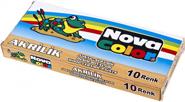 NOVA COLOR NC287 AKRİLİK BOYA 10 RENK