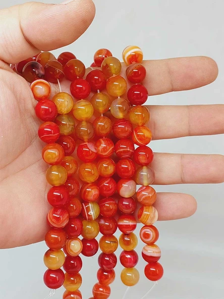 Akik Taşı Dizi 10mm (53090)