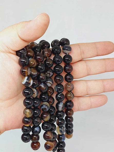 Akik Taşı Dizi 10mm (53092) ürün görseli