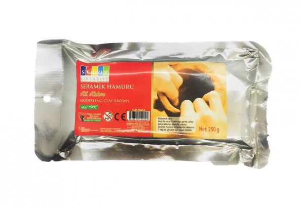 SÜDOR SERAMİK KİLİ 250 GRAM TOPRAK RENGİ