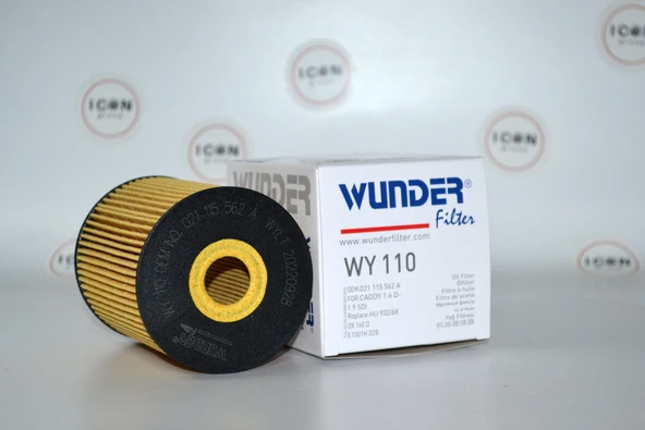 ICON GROUP - Volkswagen Caddy 1.6 D - 1.9 SDI Yağ Filtresi - WY 110 ürün görseli 1