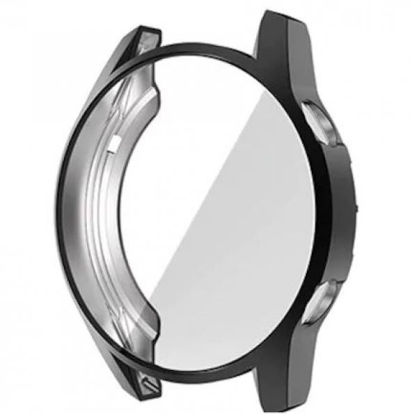 Huawei GT 2- Honor Magic Watch 2 46mm Siyah Yumuşak Silikon Kılıf - 4