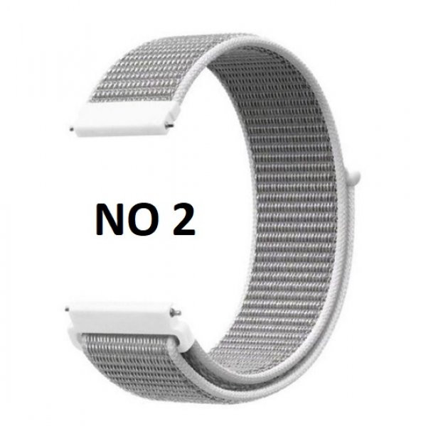 Huawei GT4 GT3 GT2 46mm Kumaş Cırtlı Spor Kordon Kayış (22mm) - 2