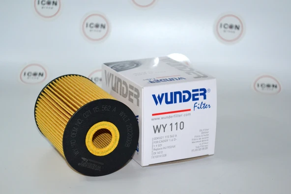 ICON GROUP - Volkswagen Caddy 1.6 D - 1.9 SDI Yağ Filtresi - WY 110 - Resim 5