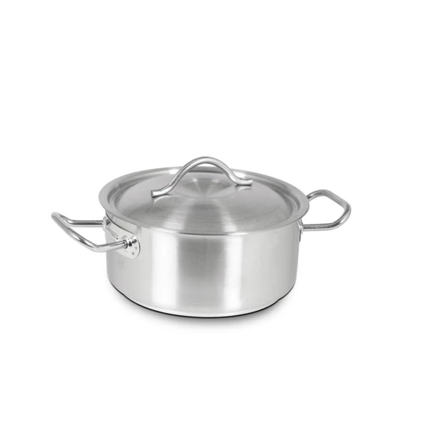 Kapp Kapaklı Silindirik Tencere 36x22 cm