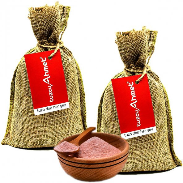 Tuzcu Ahmet 2 Adet 1 Kg  Orjinal Himalaya Tuzu (İnce Halde)