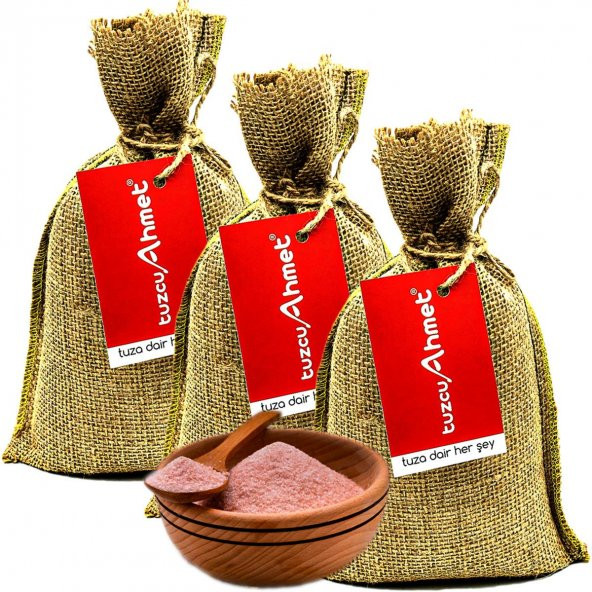Tuzcu Ahmet 3 adet 1 Kg Himalaya Kaya Tuzu ürün görseli 1