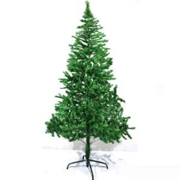 150 Cm Yılbaşı Ağacı 320 Gür Dallı Metal Gövde Metal Ayak Lüks Çam Ağacı - 4