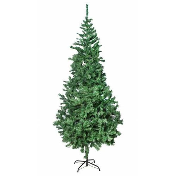 150 Cm Yılbaşı Ağacı 320 Gür Dallı Metal Gövde Metal Ayak Lüks Çam Ağacı