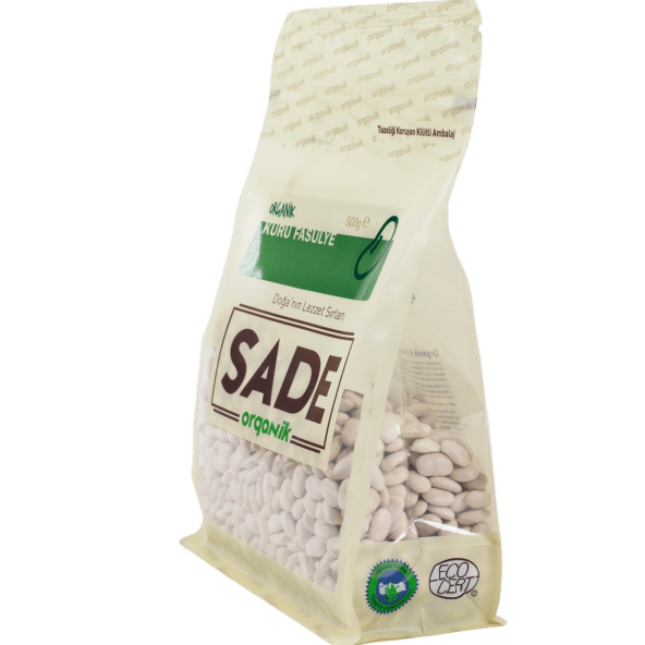 Sade Organik Kuru Fasulye 500 gr - 2
