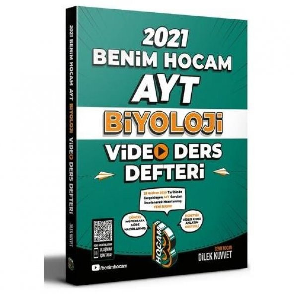 2021 AYT Biyoloji Video Ders Notları Benim Hocam Yayınları