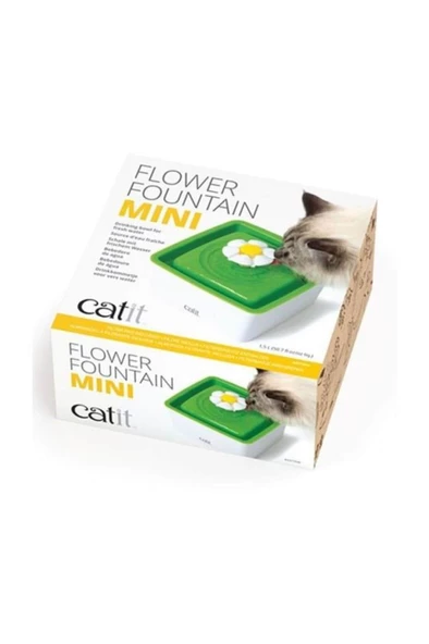 Catit Mini Flower Fountain Çiçekli Filtreli Su Kabı 1,5 Lt