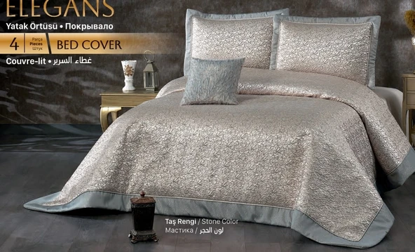 Güzide Ev Modası Klasik Yatak Örtüsü Elegans - Resim 3