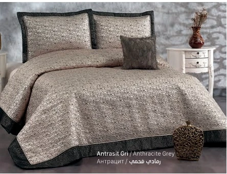 Güzide Ev Modası Klasik Yatak Örtüsü Elegans - Resim 2