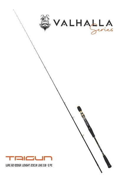 Fujin Valhalla Taigun 213cm 60-200gr Tai Rubber Kamışı - Resim 2