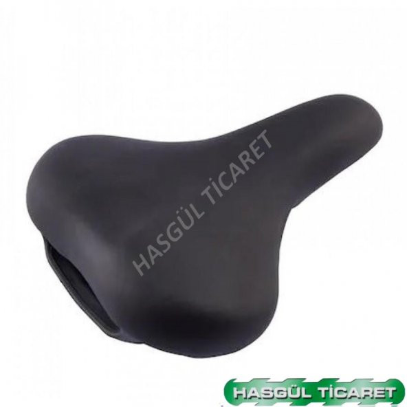 HSGL BİSİKLET  GENİŞ KONFORLU LUX SİYAH SELE