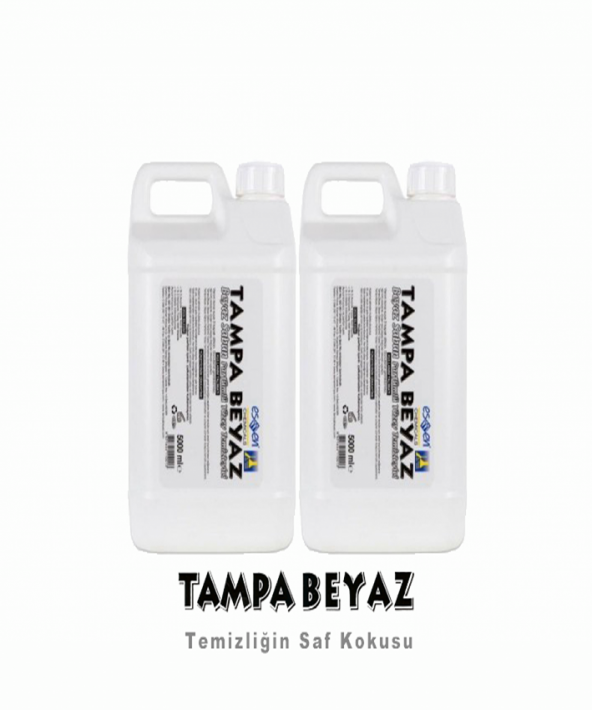 TAMPA BEYAZ YÜZEY TEMİZLEYİCİ 5LT  2 adet