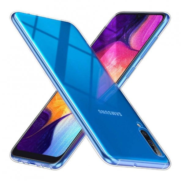 Samsung A50 Şeffaf Silikon Kılıf - 4