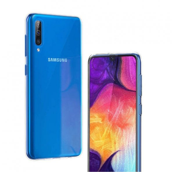 Samsung A50 Şeffaf Silikon Kılıf - 5