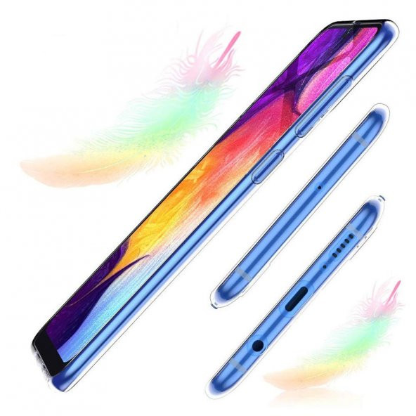 Samsung A50 Şeffaf Silikon Kılıf - 8