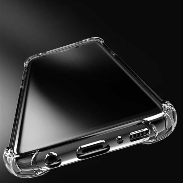 For Samsung Galaxy A6 Plus Kılıf Şeffaf Korumalı Sert Silikon Kapak - 5