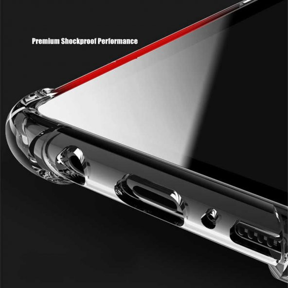 For Samsung Galaxy A6 Plus Kılıf Şeffaf Korumalı Sert Silikon Kapak - 6