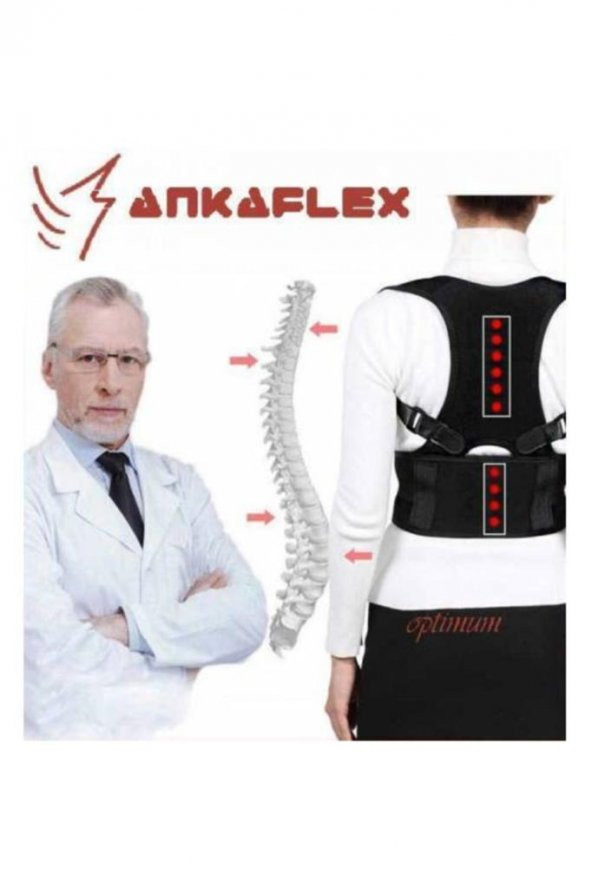 Manyetik Dik Duruş Korsesi Kamburluk Önleyici Korse Erkek Bayan Bel Sırt Omuz Dik Durmak - Resim 2