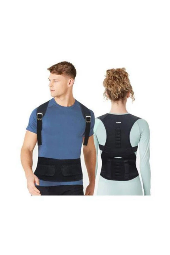 Manyetik Dik Duruş Kamburluk Önleyici Kadın Erkek Kifoz Skolyoz Korsesi Düz Duruş Korse Dik - Resim 7