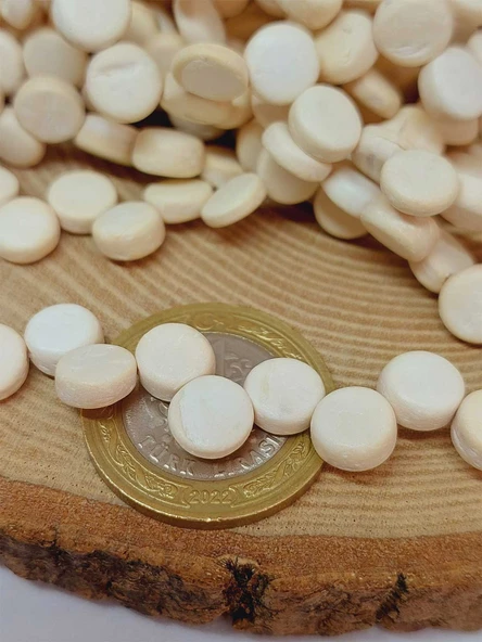 Hindistan Cevizi Kabuğu Ahşap Dizi Yassı Kesim 3*8mm (53050) - 2