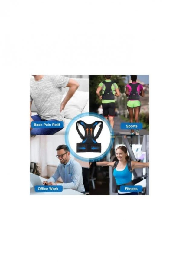 Kifoz Ve Skolyoz Için Etkili Manyetik Dik Duruş Korsesi - Resim 4