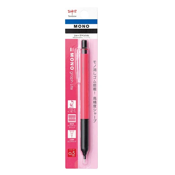 Tombow Mono Graph Lite Neon Mekanik Kurşun Kalem Neon Pembe / DPA-122F ürün görseli