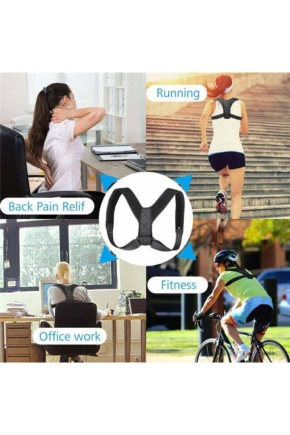 Tam Ortopedik Dik Duruş Korsesi Bayan Erkek Bel Sırt Kamburluk Önleyici Korse Dik Durmak - Resim 6