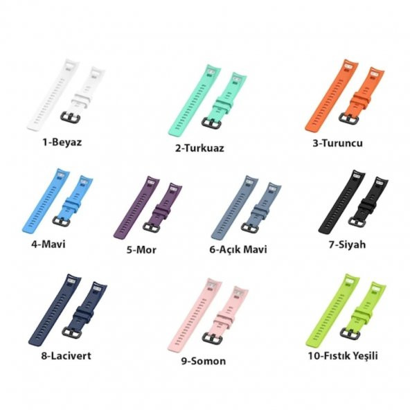 Honor Band 4 Silikon Kordon Kayış - 3