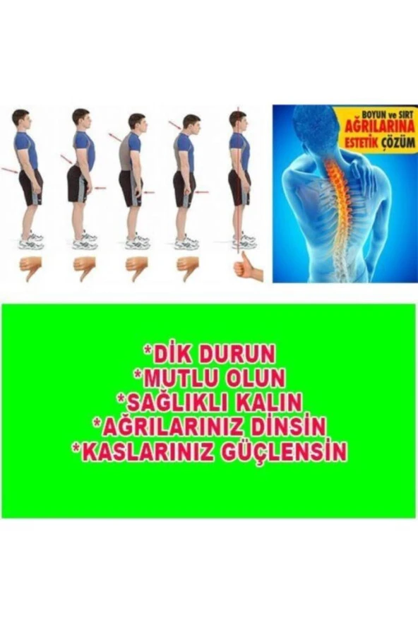 Posturex Dik Duruş Korsesi Dik Duruş Yeleği Sırt Korsesi - Resim 2