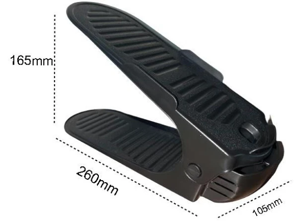 Geseus Ayakkabı Rampası Ayakkabı Düzenleyici Organızer-20Ad-Yükseklik Ayarlı - 8