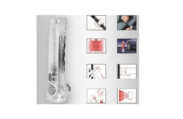 Andoutdoor F2008 Cam Kırma Aparatlı Mıknatıslı Acil Sinyal Feneri - 3