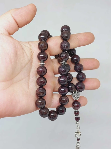 Lal (Garnet – Granat) Taşı 33lük Tesbih 12mm (53038) ürün görseli