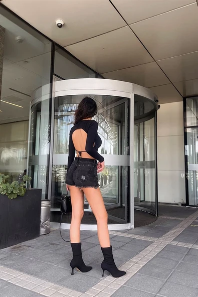 Feles Kadeh Topuk Kadın Çorap Bot - Resim 3