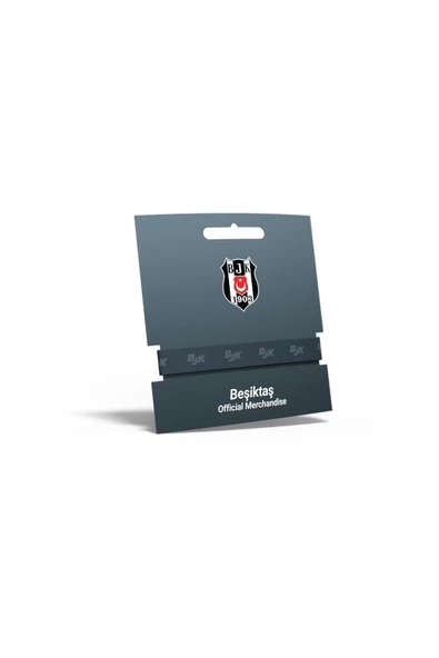Beşiktaş Orijinal Lisanslı Çift Taraflı Silikon Bileklik Hediyelik Ahşap Kutulu - 3