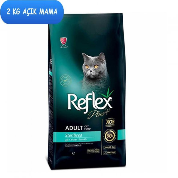 Reflex Plus Sterilised Tavuklu Kısır Kedi Maması 2 kg AÇIK