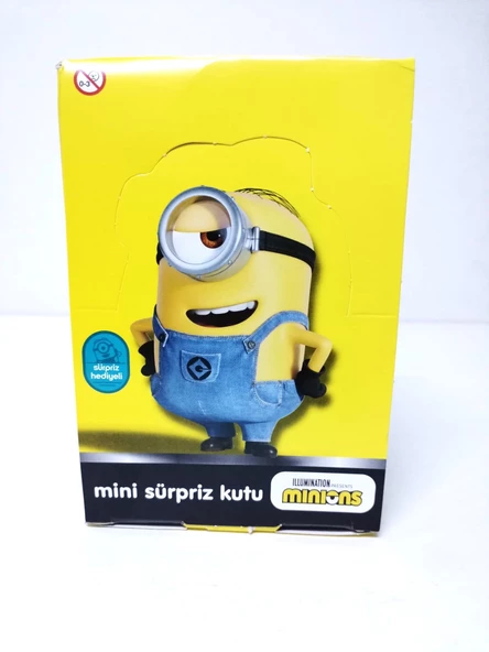 Hayal Sepeti sevimli minions karakterli kartlar + sticker + şekerleme nostajik kutu 1 adet - 4