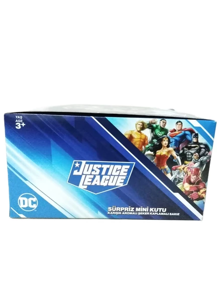 Hayal Sepeti JUSTİCE LEAGUE karakterli kartlar + sticker + şekerleme nostajik kutuda - 4