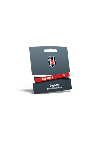 Beşiktaş Orijinal Lisanslı 3'lü BJK Silikon Bileklik Kartal Baskılı Hediyelik Ahşap Kutulu - 3