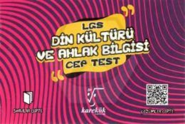 KAREKÖK 8.Sınıf LGS Cep Test Din Kültürü ve Ahlak Bilgisi - 1
