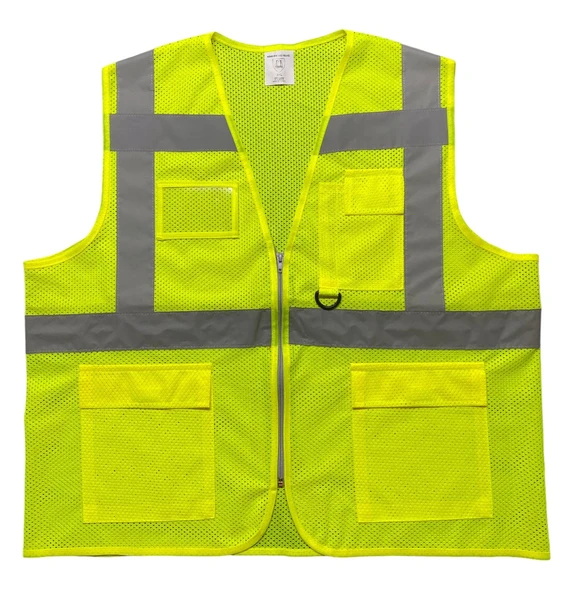 Fileli Mühendis Yeleği Sarı ürün görseli 1